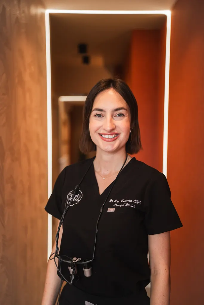 Dr Lia Melconian at Pearly Whites in Fulham